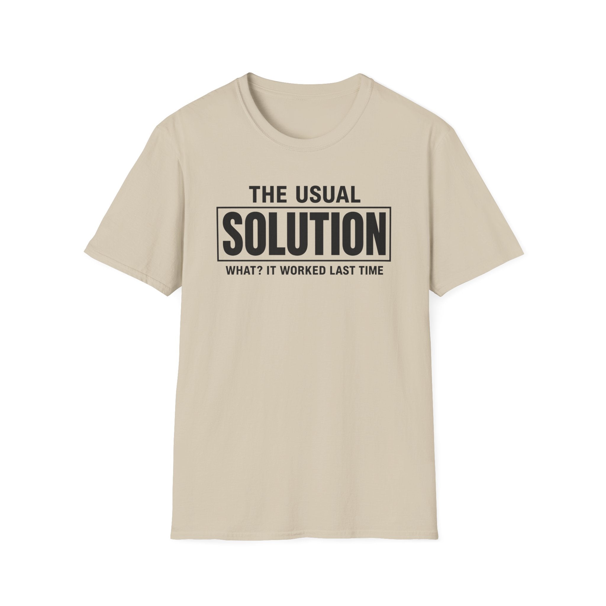 Usual Solution (Worked Last Time)